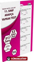 11. Sınıf Arapça Yaprak Test İmam Hatip Liseleri İçin