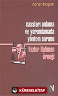 Nassları Anlama ve Yorumlamada Yöntem Sorunu